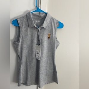 Cool grey adidas golf shirt